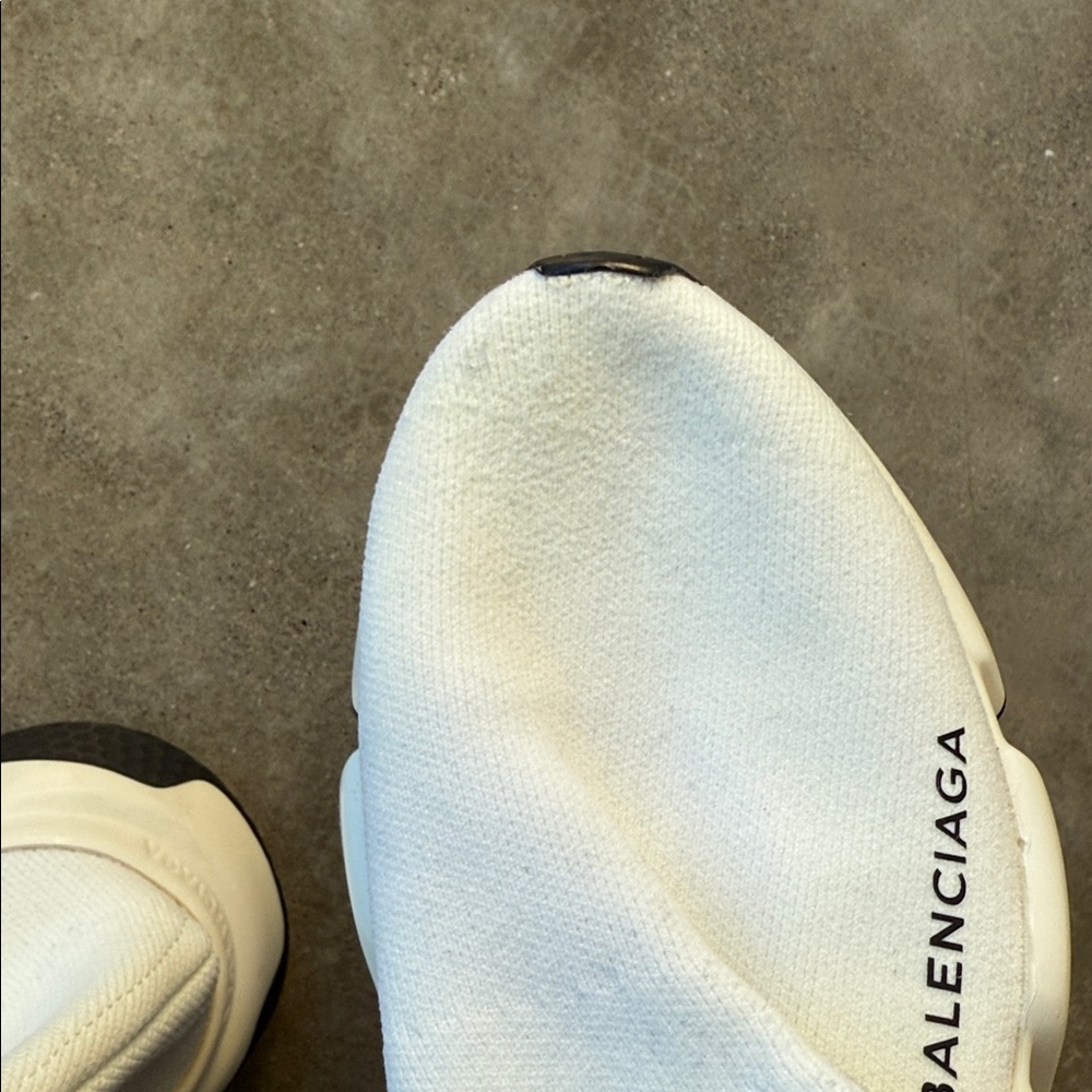 Balenciaga White Sock Sneakers - Picture 5 of 8